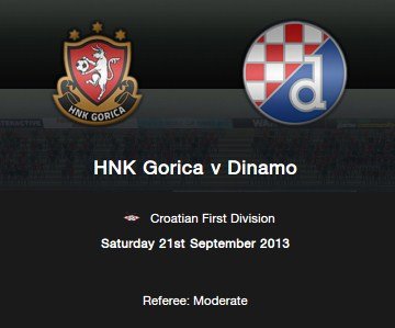 HNK Gorica, Football Wiki
