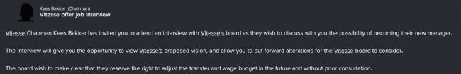 Vitesse interview