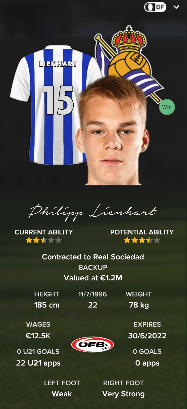 Philipp Lienhart Overview Profile