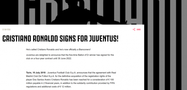 Screenshot 2020 12 10 Cristiano Ronaldo signs for Juventus Juventus