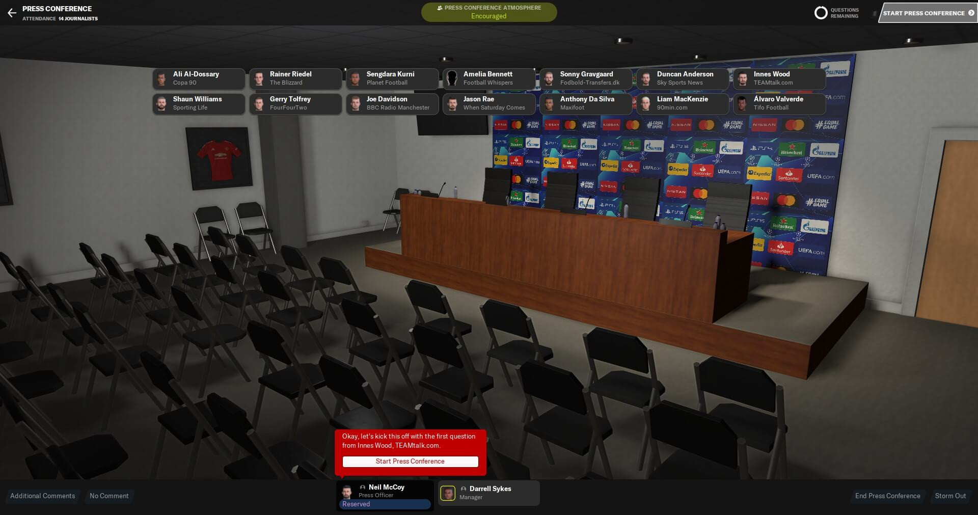 Press Conference Backgrounds for Football Manager 2021 | FM Scout