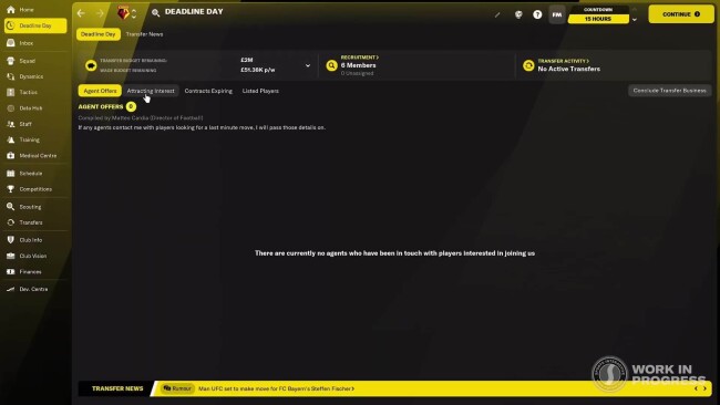 fm22 deadline day agent offers 2