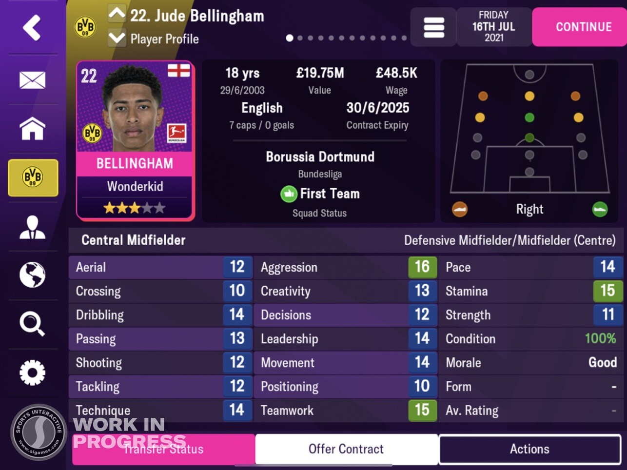 Football manager 2022 mobile. Football Manager 2022 Player profile.
