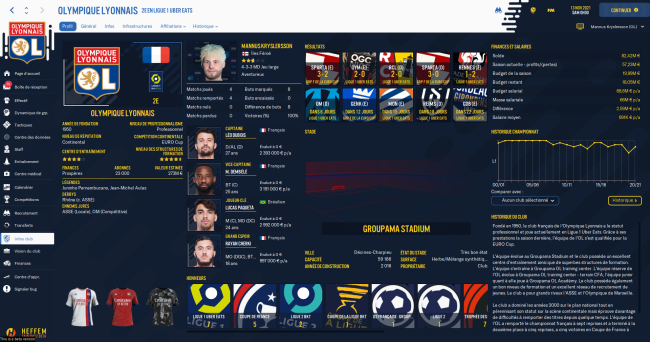 Olympique Lyonnais Profil 2