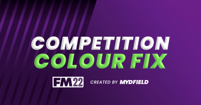 football manager 2022 competition colour fix