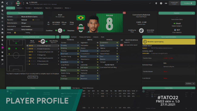 player profile
