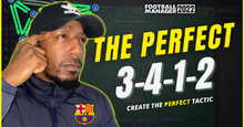 A PERFECT 3-4-1-2! SILKY FOOTBALL + GOALS | FM22 TACTICS