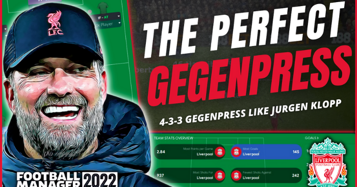 Football Manager 2022 Tactics - The Gegenpress FM22 Tactic Like KLOPP | Unbeaten!