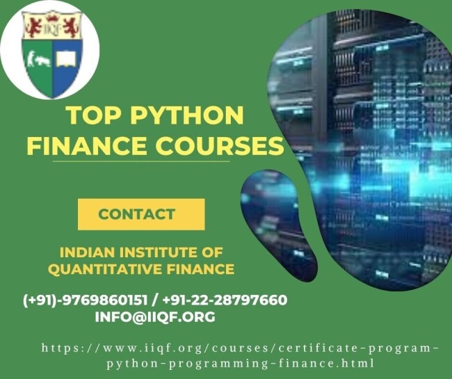 IIQF provides the top Python finance courses online. The financial industry is increasingly adopting Python for general-purpose programming and quantitative analysis, ranging from understanding trading dynamics to risk management systems. This course focuses specifically on introducing Python for financial analysis. Using practical examples, you will learn the fundamentals of Python data structures such as lists and arrays and learn powerful ways to store and manipulate financial data to identify trends. For more details visit https://www.iiqf.org/courses/certificate-program-python-programming-finance.html