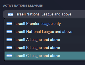 israeli leagues