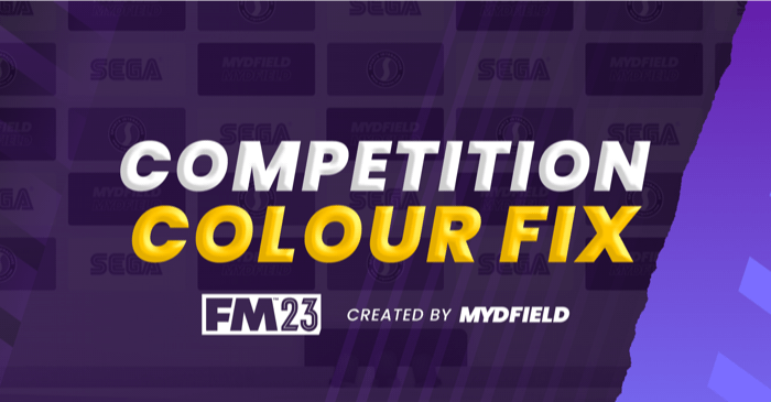 Football Manager 2023 Data Updates - Competition Colour Fix for Football Manager 2023