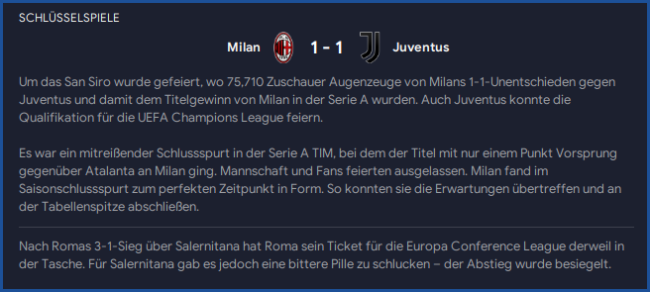 Milan 38 Meister gg Juve