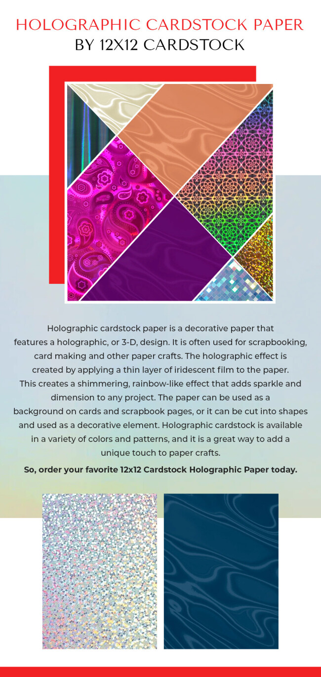 A variety pack with our newest and coolest Holographic papers from Mirri. This sampler has one sheet of each of 8 new holographic cardstocks. These papers are gorgeous; you are going to love them all!