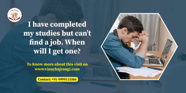 Making your way from college to the working world can often feel like going through a tough path. But don't worry, by analysing your birth chart you can get the answer: when will you get a job, if you have completed your studies and are not able to find a job. In your birth chart, according to job astrology, the tenth house is considered for analysing the job prospects.

https://www.vinaybajrangi.com/career-astrology/job-issues/when-will-i-get-a-job