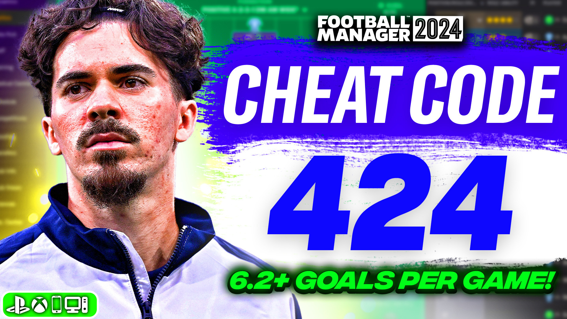 FM24 Cheat-Code 424 Tactic: Breaks Records With 6+ Goals