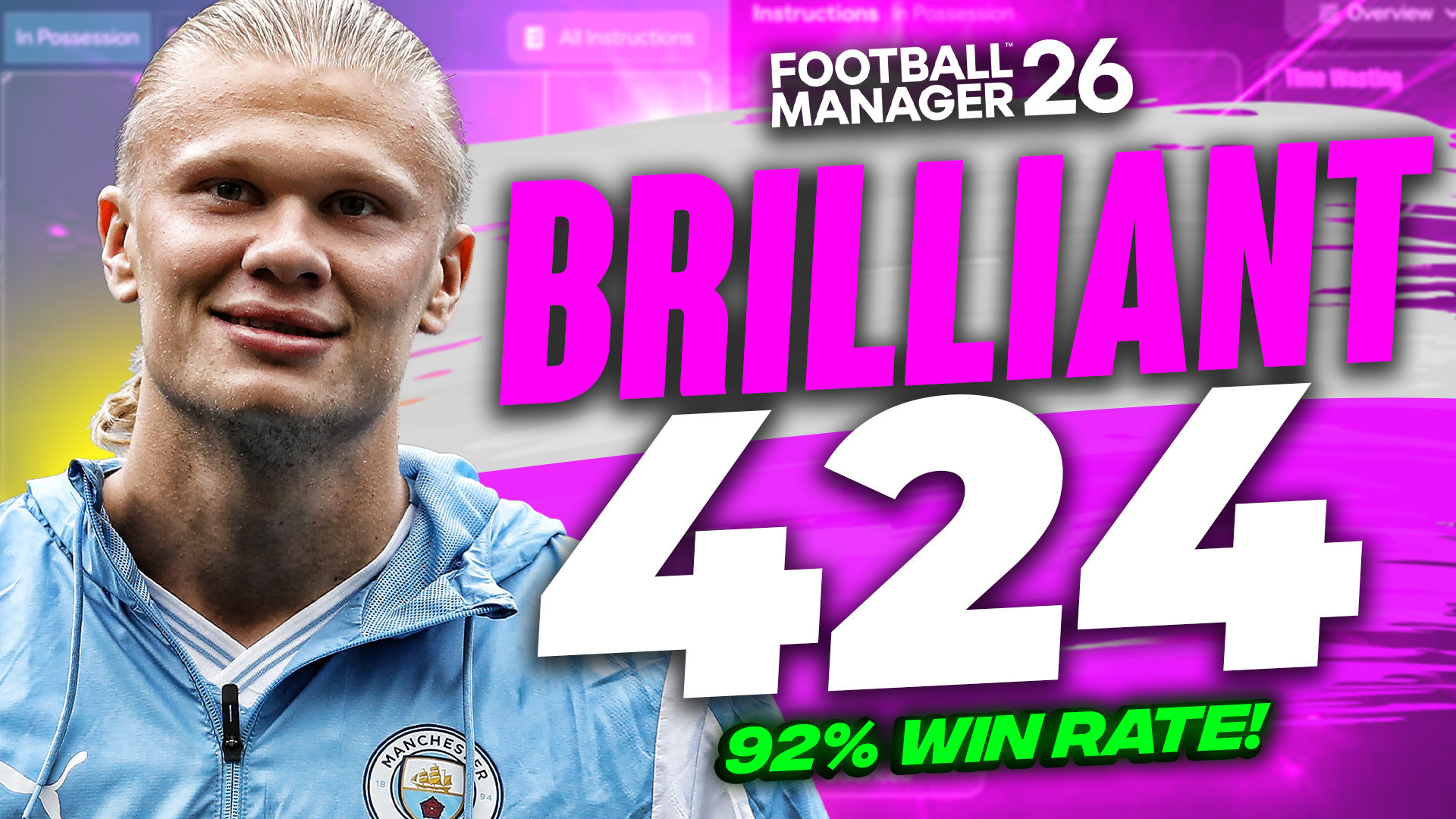 BRILLIANT FM26 4-2-4 Tactic! 92% Win Rate in the Beta