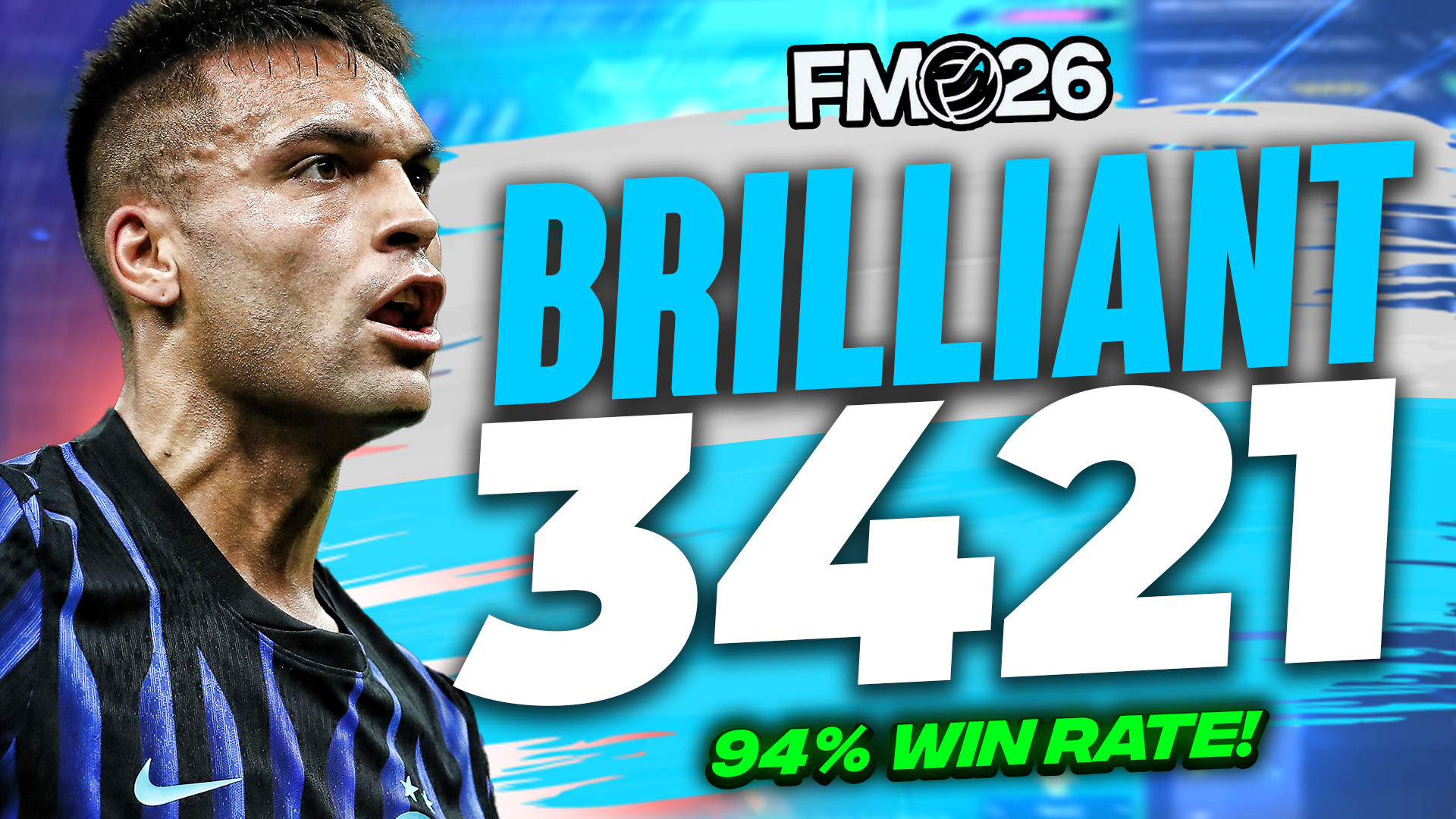 FM26 BRILLIANT 3-4-2-1 Tactic! | 94% Win Rate