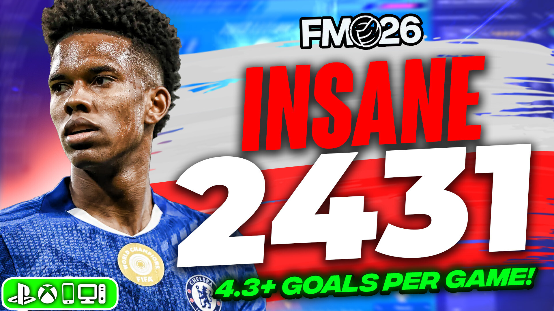 FM26 INSANE 2341 Tactic! 4.3+ Goals Per Game