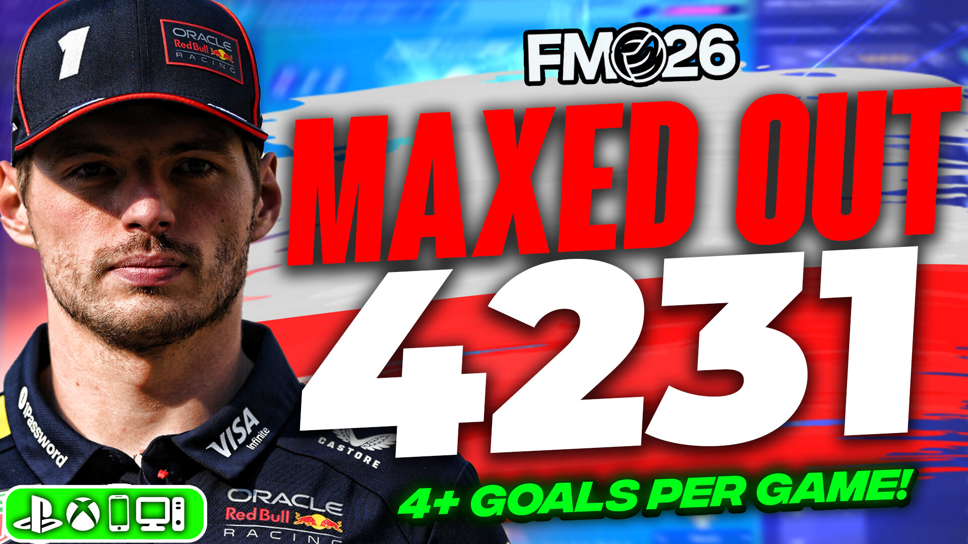 Maxed Out 4231 | 4+ Goals Per Game! | Best FM26 Tactics