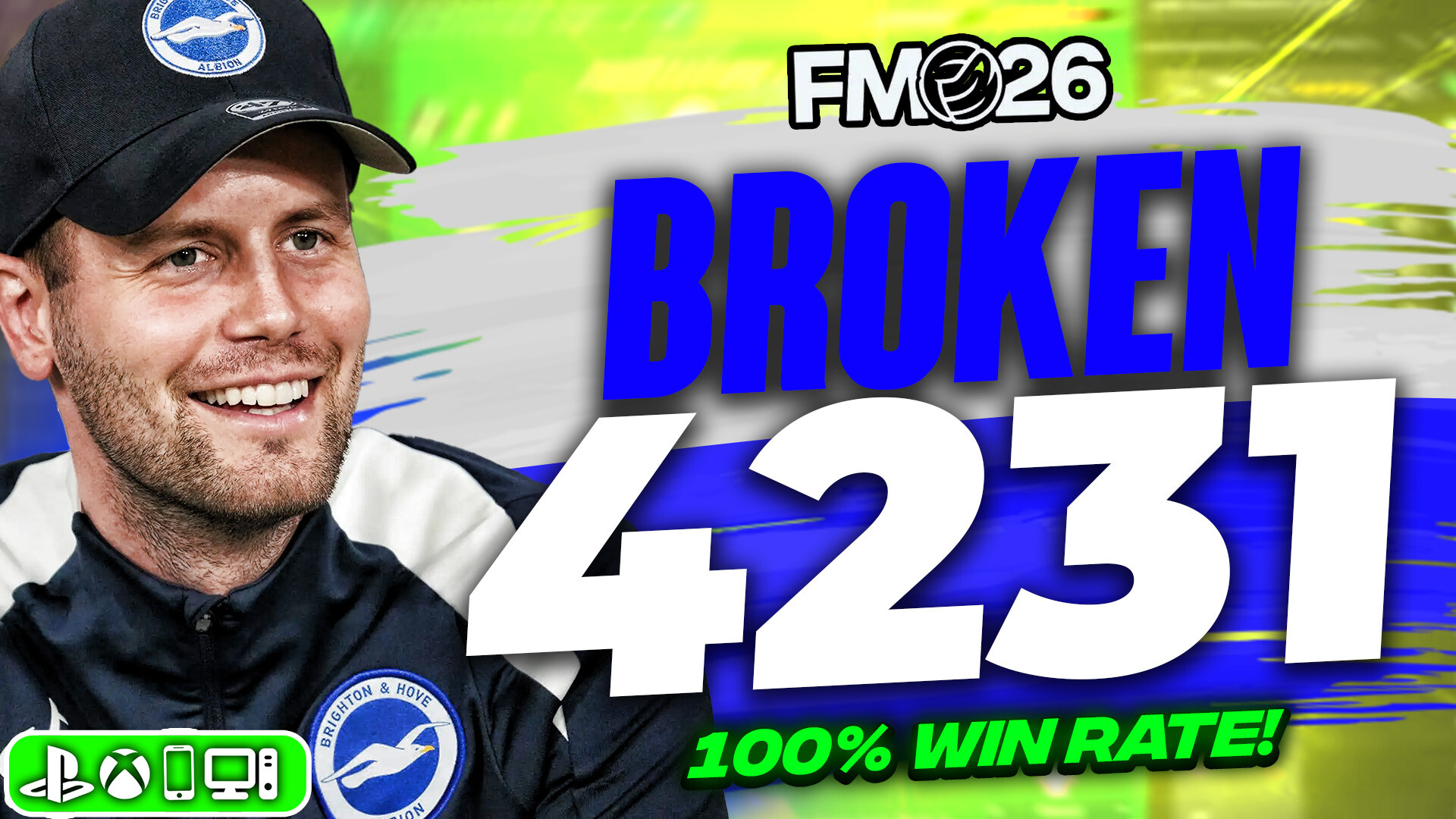 Hurzeler's BROKEN 4-2-3-1 FM26 Tactics - Brighton Masterclass