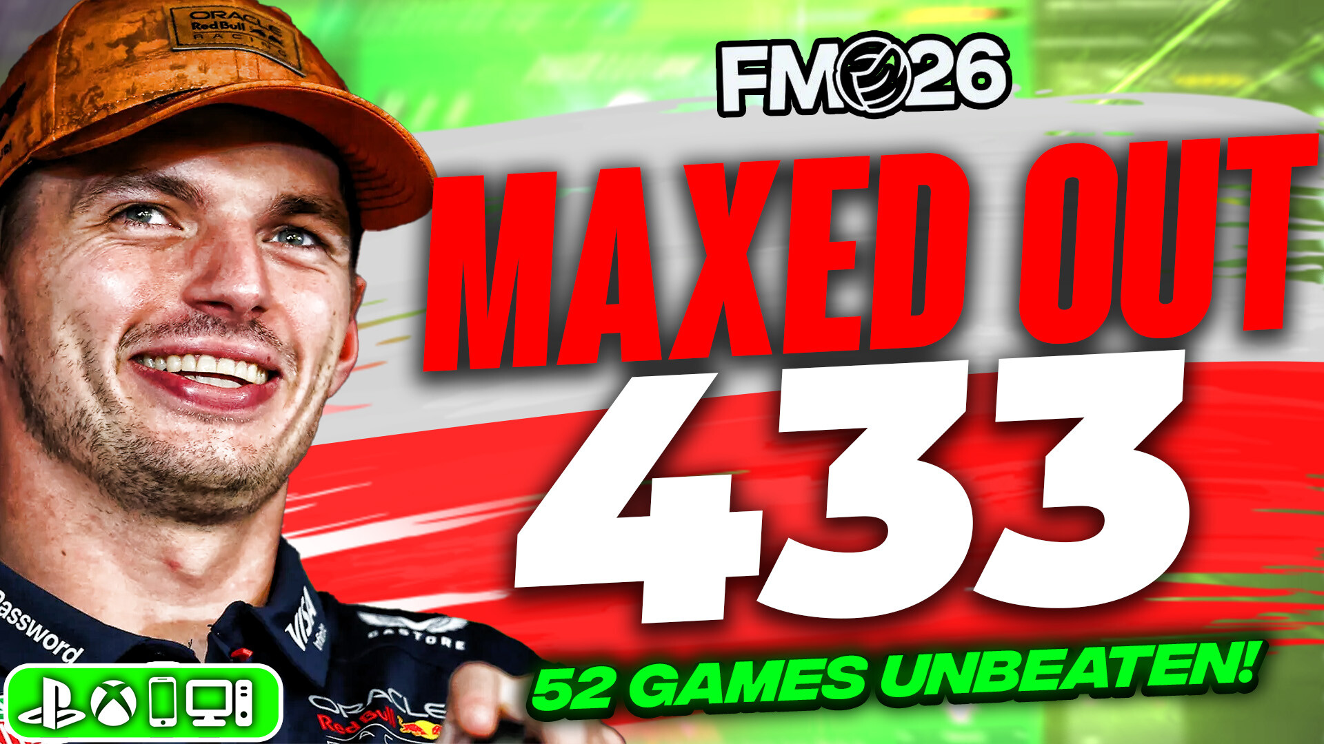 MAXED OUT 433 FM26 TACTIC | 52 Games Unbeaten!