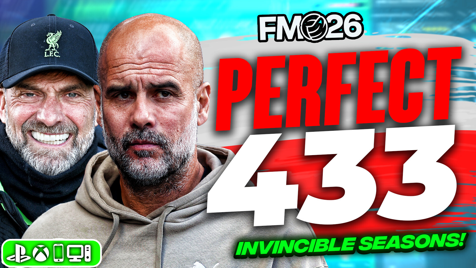 Pep X Klopp FM26 433 Tactic - Unbeaten Season- TikiTakaPress