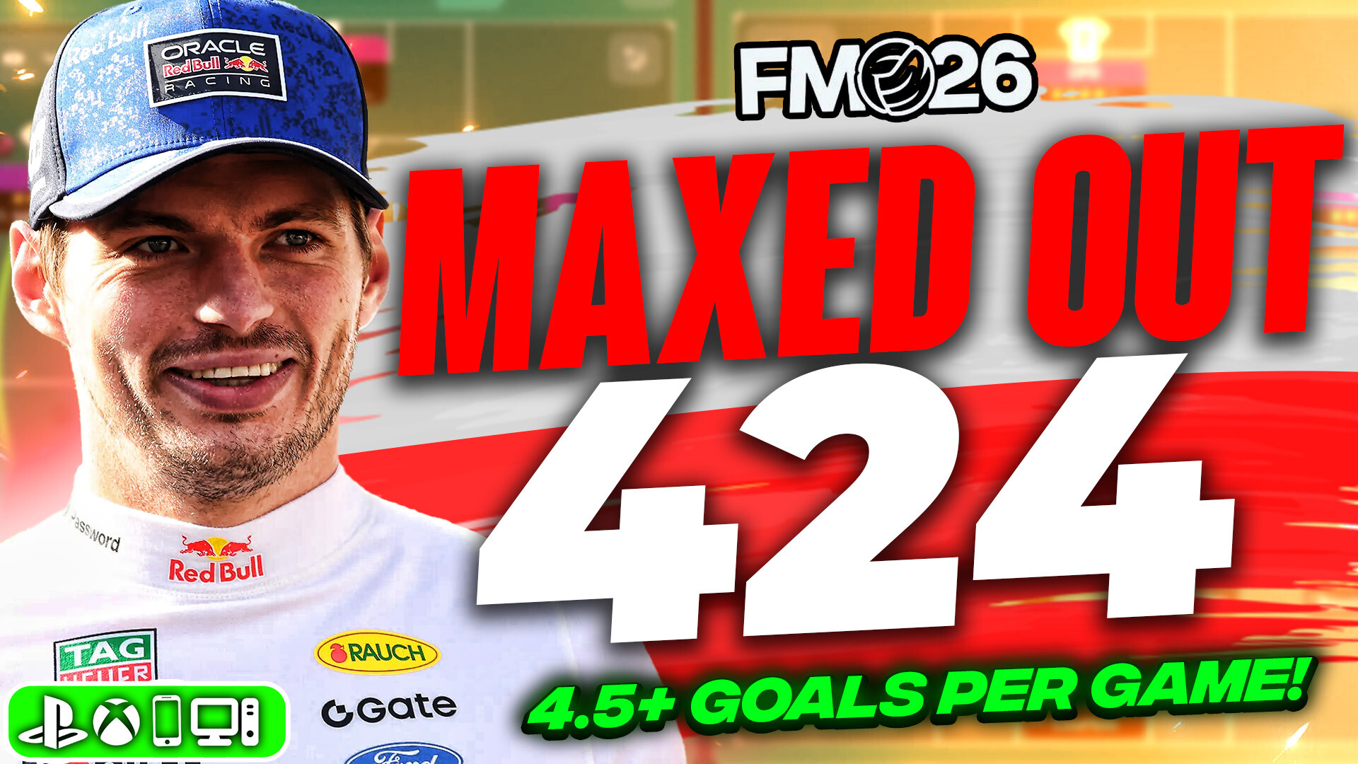 Maxed Out 424 FM26 Tactic (Intense Pressing 4 Back)