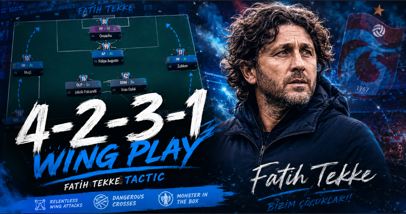TEKKEBALL 25/26 TRABZONSPOR 4-2-3-1