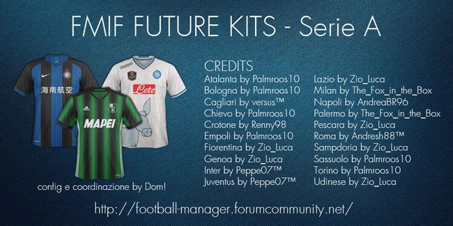 fmif future kits serie a credits