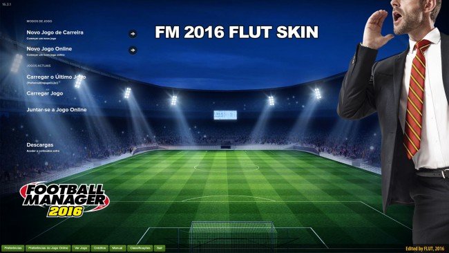 Football Manager 2016 Application Menu Principa