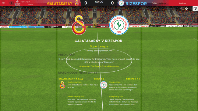 Galatasaray v Rizespor Pre