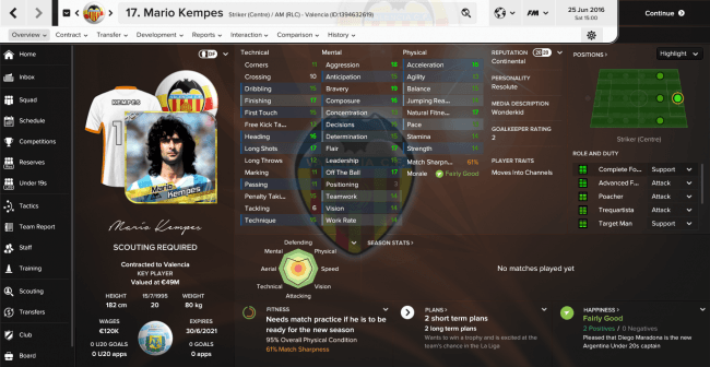 Mario Kempes Overview Profile