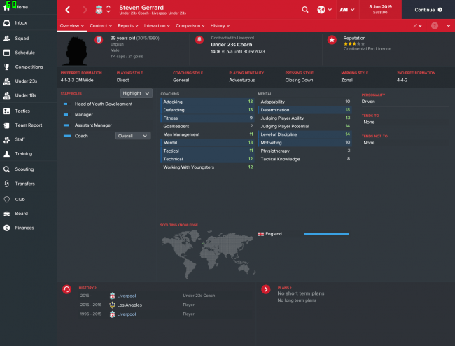 Steven Gerrard Overview Profile