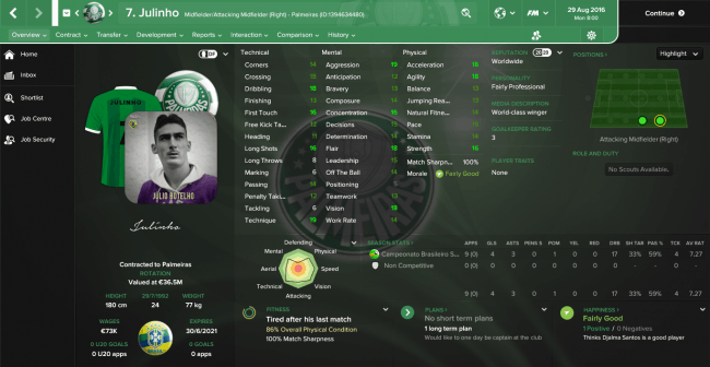Julinho Overview Profile