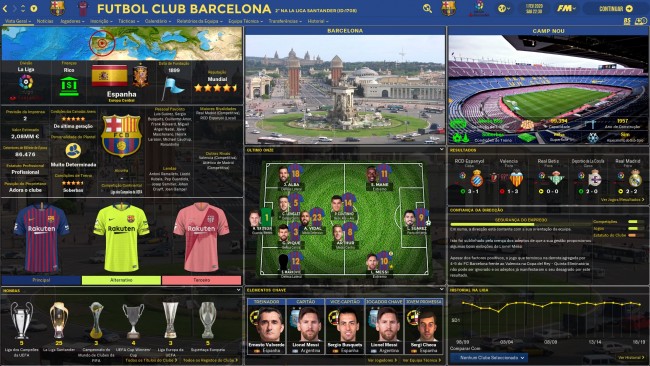Futbol Club Barcelona Vista Geral Perfil