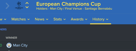 man city champions league winners