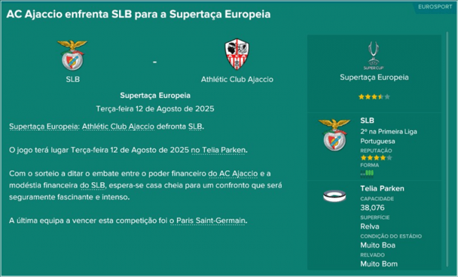 Supertaça Europeia