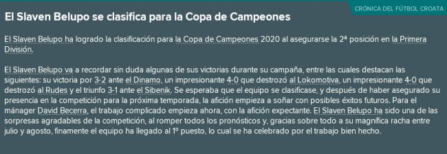 clasificados champions 2020