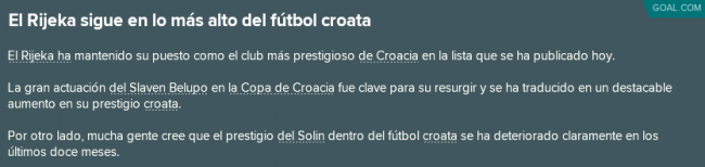 ranking clubes croacia 2018